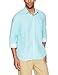 28 Palms Men's Relaxed-Fit Long-Sleeve 100% Linen Shirt