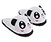 Coxeer Unisex Cute Cartoon Cotton Panda Stripe Slippers (Panda Cute (Euro 36-39))
