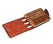 Doinshop New Fashion Mens Genuine Leather Bifold Wallet Credit Id Card Holder Slim Purse (A)