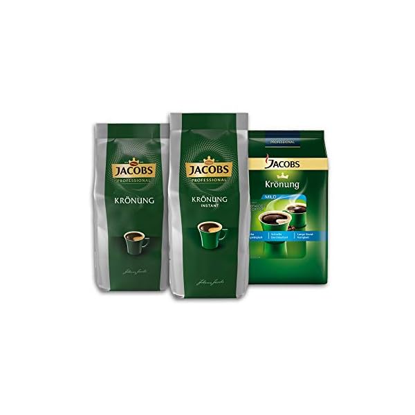 Jacobs Krönung Instant, Instant Kaffee, 500g, kräftiges Aroma, löslicher Bohnenkaffee, Intensität 3/5, ideal für… – Bild 3