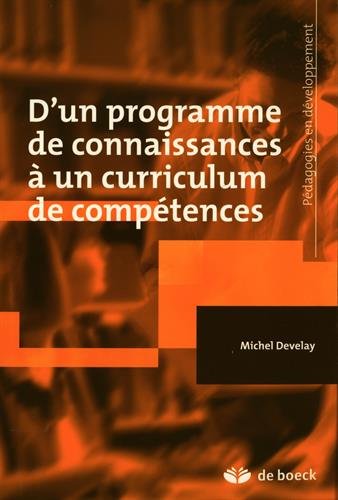 D'un programme de connaissances à un curriculum de compétences