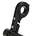 MaxMiles Bicycle Accessories Bike Bracket Handlebar Extension Flashlight Mount Carbon Fiber Extender Aluminum Alloy Holder Space Saver (Double Carbon)