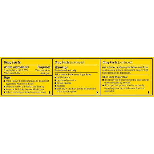 PREPARATION H HEMORRHOID COOLING GEL WITH ALOE FOR FAST DISCOMFORT RELIEF – 0.9 OZ TUBE