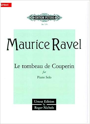 Tombeau De Couperin Piano Amazon It Maurice Ravel Libri In Altre Lingue