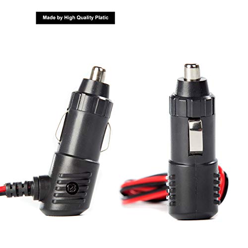 LUITON 12V Fused Replacement Cigarette Lighter Power Plug/Cord with