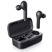 AUKEY True Wireless Earbuds, Bluetooth 5 Headphones in Ear Wireless Earphones with Charging Case, Built-in Mic, Touch Control, 25 Hours Playback for iPhone and Android