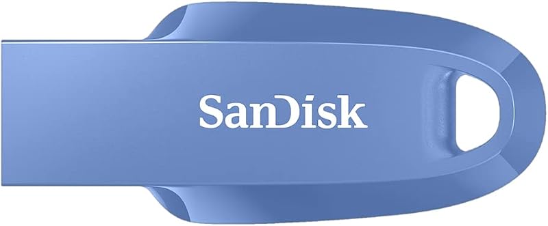 SanDisk 64GB Ultra Curve USB 3.2 Flash Drive Memory Stick Up to 100MB/s Navy