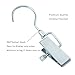 CreooGo Laundry Hangers with Swivel Hooks Hold Boots Clips Pin Stainless Steel Portable for Travel Clothes Towel Pack of 10