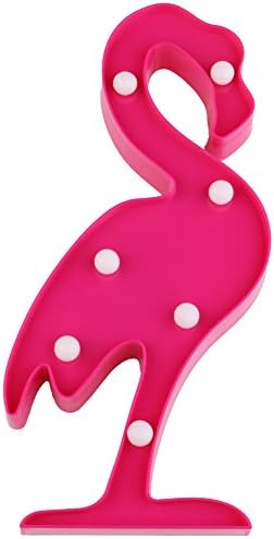3D LED Decorative Lamps, Anteer Light Romantic Night Table Lamp Holiday Home Christmas Party Decoration (Flamingo)