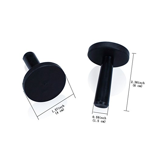 Ewinever Black Vehicle Car Wrap Gripper Magnets Holder for Sign Vinyl, Car Wrapping & Crafts Sign making Vinyl Tools Magnets, Pack of 2