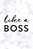 Like A Boss, 18 Month Weekly & Monthly Planner | 2018-2019: Marble, July 2018 - December 2019, 6