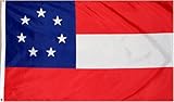 1st Confederate Flag - 3 foot by 5 foot Polyester (NEW)