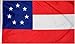1st Confederate Flag - 3 foot by 5 foot Polyester (NEW)