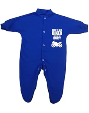 Baby Born to Be a Biker Like Daddy Footie Clothes Newborn - 9 month
