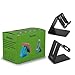Honsky GEN-2 Universal Aluminum Cell Phone Tablet Desk Charging Stand Portable Hands Free Desktop Display Holder, 2 Sets, Black