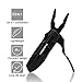 FLOUREON Multitool 23-in-1 Folding Pocket Knife, Stainless Steel Pliers, Knife, Mini Screwdriver, Cable Cutter, File, Sheath and Bit Set, Multipurpose Toolkit for Camping, Fishing, Survival, Hunting