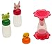 Kotobuki Sauce Container Set for Bento Box, Mini, Animal Friends