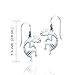Kokopelli Southwestern Spirit of Music Sterling Silver Hook Earrings