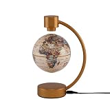 Stella Nova Political Antique Ocean Levitating Globe, 4-Inch