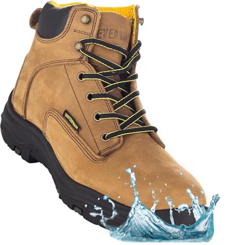 EVERBOOTS Ultra Dry Men's Waterproof Work Boots Leather Construction Boots
