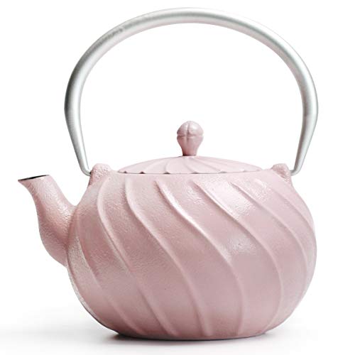 Tea Kettle, TOPTIER Japanese Cast Iron Tea Kettle with Infuser for