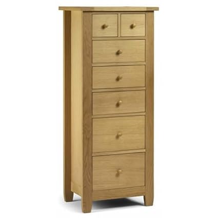 Wood Chest Of Drawers Tall Narrow 7 Drawer Chest American