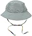 i play. Baby Reversible Bucket Sun Protection Hat, Gray/Multi Stripe, 9-18 Months