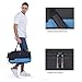MarsBro Water Resistant Sports Gym Travel Weekender Duffel Bag with Shoe Compartment Black/Blue Medium