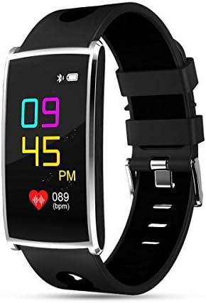 DG2CHU Fitness Tracker Color Screen Activity Tracker Fitness Watch with Heart Rate Monitor Swimming Waterproof Bluetooth Wireless Smart Bracelet for IOS &amp; Android (silver)