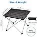 Ledeak Portable Camping Table, Small Ultralight Folding Table with Aluminum Table Top and Carry Bag, Easy to Carry, Prefect for Outdoor, Picnic, BBQ, Cooking, Festival, Beach, Home Usethumb 3