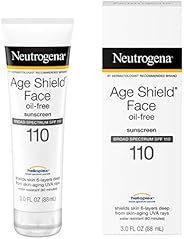 Neutrogena Age Shield Face Lotion Sunscreen with Broad Spectrum SPF 110, Oil-Free & Non-Comedogenic Moistu