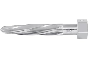 Accusize Industrial Tools 15/16 inch Bridge Reamer, Magnetic Hex Shank, Hss Spiral Flutes Aligning Reamers, Car Reamers, 1523