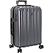Delsey Luggage Helium Titanium Carry-On EXP Spinner Trolley Metallic