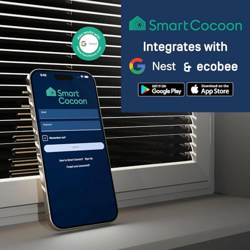 SMARTCOCOON 4x10 Smart Booster Fan System–Improves Weak Airflow in Hot & Cold Rooms – Works with Forced Air Heating & Cooling Systems – Integrates with Nest & ecobee – Works with Alexa- Made in Canada