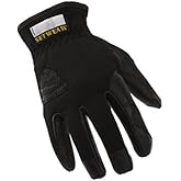 SetWear Pro Leather Gloves Black, Pair Large