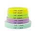 Casabella Silicone Rolling Pin Spacer Bands, Multicolor, Set of 8