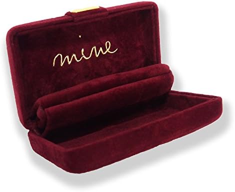 ジュエリーケース 携帯用 ジュエリーボックス アクセサリーケース ネックレス や リング を かわいい コンパクト な Mine ケース に入れて 持ち運び 旅行 や トラベル にも便利 1 ワイン Color Medien De