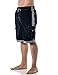 Alki'i Men's Boardshorts - Solid Colors Team USA, 2XL, Black