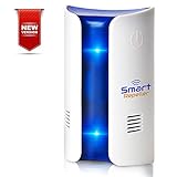 Ultrasonic Electromagnetic Pest Repeller Best Pest Control Repellent (2018 UPGRADED) Indoor Outdoor Rejects: Rodents, Mosquitoes, Insects, Fleas, Ants, Roaches, Cockroaches, Bugs and More