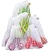 Bekith Set of 18 Reusable Produce Bags - Mesh Bags for Grocery Shopping & Storage of Fruit Vegetable & Garden Produce - Eco Friendly Net Bags