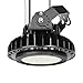 Adiding LED High Bay Warehouse Lighting, 150W (600W HID/HPS equivalent) UFO High Bay Light Fixture Lumileds LED Chips 19500 Lumens 5000K 1-10V Dimmable MeanWell Driver for Garage Workshop DLC UL Black
