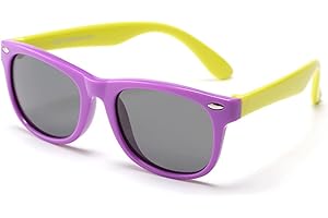 MAXJULI Polarized Kids Sunglasses for Girls and Boys with Fleaxible Frame Ages 3-10 UV400 7005