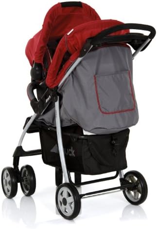 hauck poussette combinée shopper trio set rouge