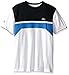 Lacoste Men's Tennis Short Sleeve Ultra Dry Chest Stripe Tee-Shirt