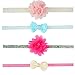 Qino Baby Girl Headbands Multi-Styles Flower and Bow HairBands,Newborn Infant Hair Accessories