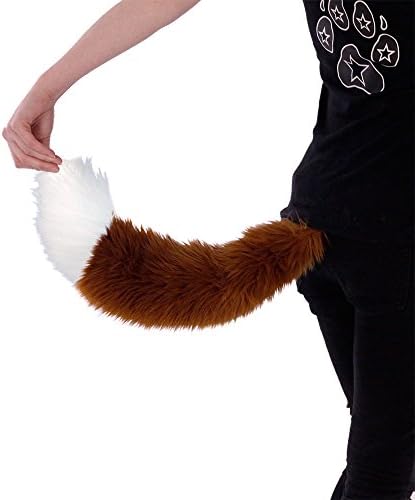 Pawstar Brown Furry Fox Tail Medium Costume