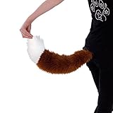 Pawstar Furry Fox Plush Mini Tail Adult Costume Cosplay