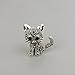 RoseSummer Jewelry Women's Crystal Cat Pin Brooch