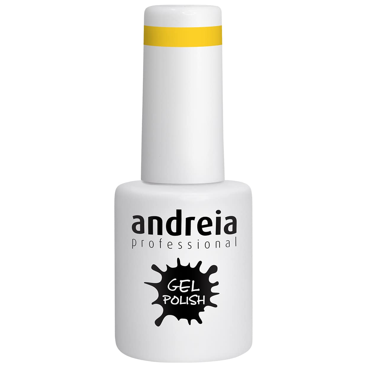 Andreia Semi-Permanent Nail Gel Polish for UV/LED Lamp - Intense Shine and 4 weeks Lasting Manicure Nail Gel Varnish - Colour 292 Bright Canary Yellow - Shades of Gold 10.5 ml
