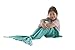 Kpblis Summer Mermaid Soft 56-Inch-by-28-Inch Blanket for Kid, Green